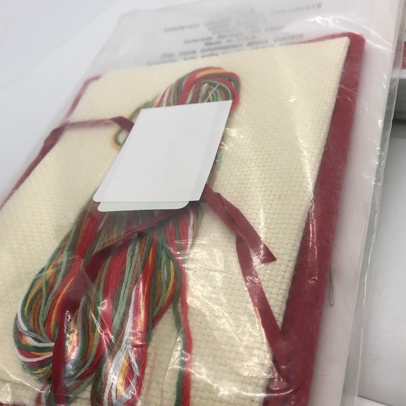 Bucilla “Stitch & Mail” Santa + Current 3 Bells Counted Cross-Stitch Ornaments - Picture 8 of 11